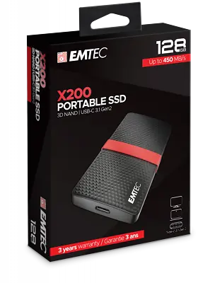 Emtec - External / Portable SSD Drive - USB C 3.1 • £25