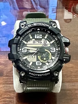 Casio GG-1000-1A3 G-Shock Mudmaster Twin Sensor Watch. Green • $225