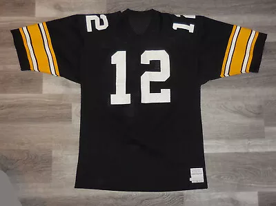 Vintage Terry Bradshaw Pittsburgh Steelers Sand Knit Jersey Beautiful Condition • $159.95