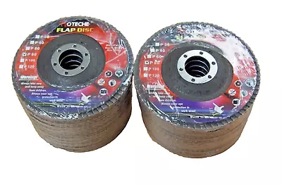 Lot Of (20) Aluminum Oxide Flap Disc Grinding Wheel 4-1/2 X7/8  80 Grit • $22.99