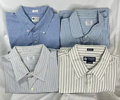 Men's Lot Of 4 J.Crew Button Down Shirts Size Large Long Sleeve All Cotton • $29.99