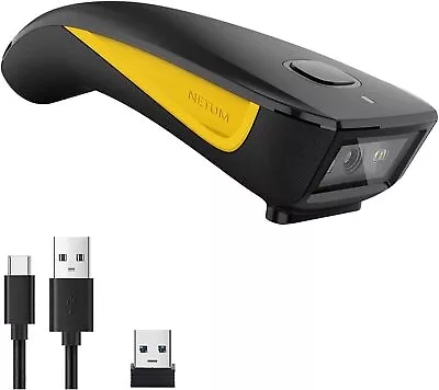 NETUM QR Code Scanner Mini Barcode Scanner Bluetooth Compatible Small Portable • $109.99