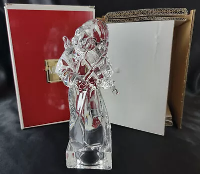 Vintage Mikasa Angel W/ Violin Glass Figurine 8  Christmas Herald Collection • $12.95