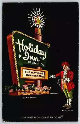 Vintage Postcard - Holiday Inn - 2759 Mt. Pleasant - Burlington Iowa - IA • $3.50