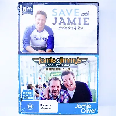 NEW Save With Jamie Series 1&2/Jamie & Jimmy's Food Fight Club Series 1&2 (DVD) • $18.69