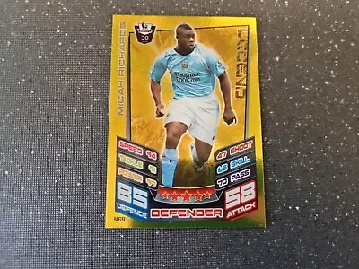 Match Attax 2012/13 No 469 Micah Richards (man City) Gold Legend Mint • £2.45