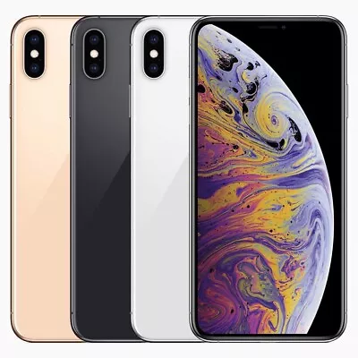 Apple IPhone XS MAX Fully Unlocked (Any Carrier) 64GB 256GB 512GB • $269.99