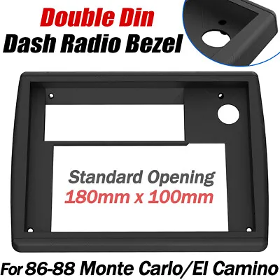 For 1986-1988 Chevy Monte Carlo / El Camino Double Din Radio Bezel Bracket Mount • $44.99