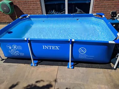 Intex 28271NP Rectangular Garden Swimming Pool 2.6m X 1.6m X 65cm Above Ground✅ • £65.95