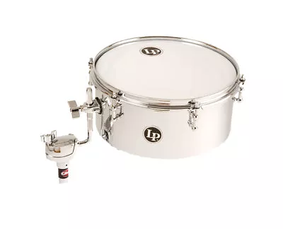 Used Latin Percussion 12 Drum Set Timbale Mountable Steel Cr • $119.99