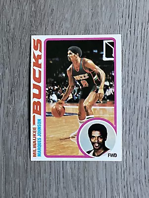 1978-79 NBA Topps Basketball | Marques Johnson | #126 | Milwaukee Bucks • $1.99