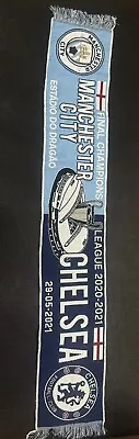 UCL Champions League Final Scarf Man City Vs Chelsea Final 2021 Custom • £22.50