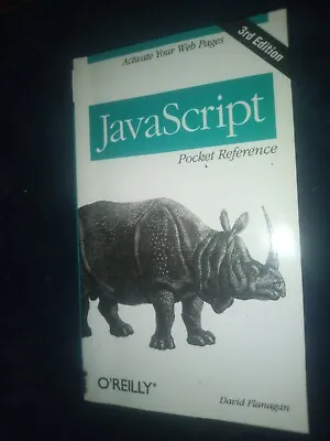 O'Reilly JavaScript Pocket Reference Book  • £14.85