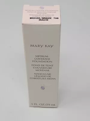 Mary Kay Medium Coverage Foundation~bronze 708~364200~nib~full Size~discontinued • $19.79