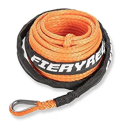 3/16” Winch Rope Cable50 FT 8500 LBS ATV/UTV Synthetic Winch Rope Orange... • $28.90