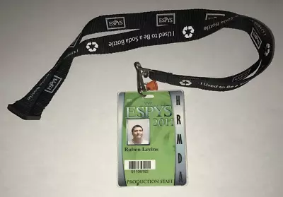 2011 ESPY Awards TICKET STUB Media Pass Credential Badge Photo Pic ESPN TV Show • $59.99