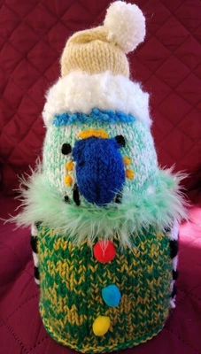 £9.99 • Buy Hand Knitted Christmas Toilet Roll Cover