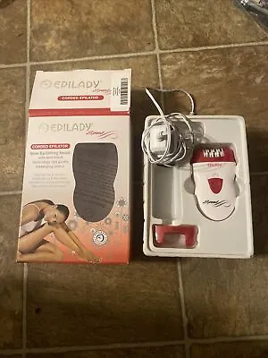 Epilady Speed Corded Epilator White/Red Hair Removal - • $24.99