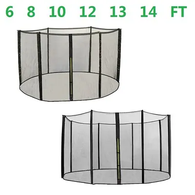 £29.99 • Buy Replacement Trampoline Safety Net Enclosure Surround 6ft 8ft 10ft 12ft 13ft 14ft