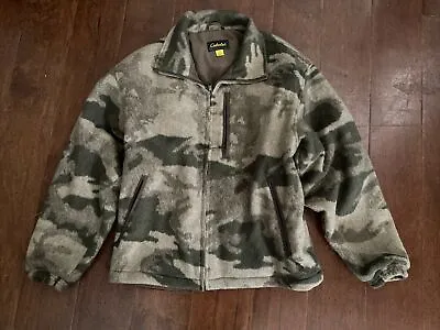 Cabela's Men's Outfitter Camo Wooltimate Windshear Waterproof Hunting Jacket • $125