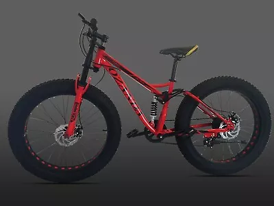 24/26  Large Fat Tire Heavy Duty Beach Mountain Bike 7/27 Speed Triumph • $679