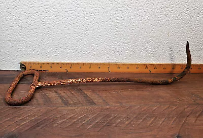 Vintage Hay Bale Hook (Meat Ice) 17” Farmhouse Rustic Farm Decor Or Chores  • $9.95