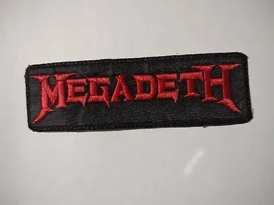 Megadeth Sew On Red Embroidered Patch • $6.25