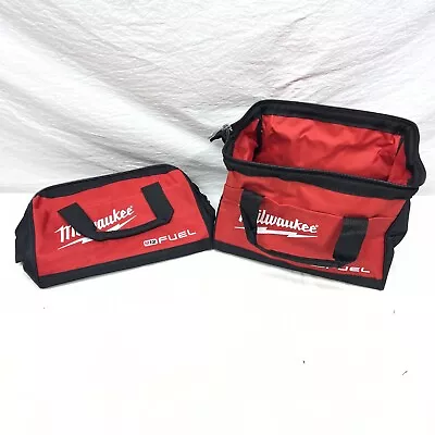 2 Milwaukee M12 FUEL 13  X 10  X 9  Canvas Tool Bag For M12 M18 - 902001011  NEW • $29.99