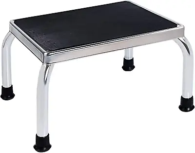 $58.99 • Buy Medical Foot Step Stool With Anti-Skid Rubber Platform,Chrome Plated Stool