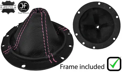 Pink Stitch Leather Manual Shift Boot+plastic Frame Fits Dodge Viper 2003-2006 • $213.79