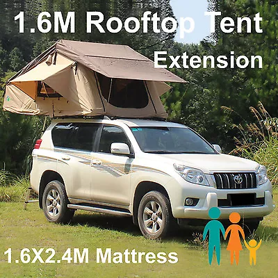 Rooftop Roof Top Tent 3.1x1.6M Camper Trailer 4WD 4X4 Camping Car Rack Ladder • $1050