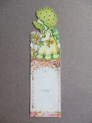 Antioch BOOKMARK HOLLY HOBBIE Diecut Shaped Gift Enclosure 1979 UNUSED • £3.99