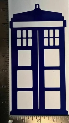 Dr Who TARDIS Bad Wolf Vinyl Decal Sticker Car Window Wall Bumper Applique • £2.14