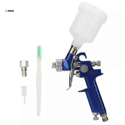 Gravity Airbrush Car Spray Gun Oil Painting Pneumatic Airbrush EU Type 1.0mm☃ • £17.94