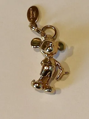 Disney 14k Yellow Gold 3d Figural Mickey Mouse Charm Pendant • $279.99