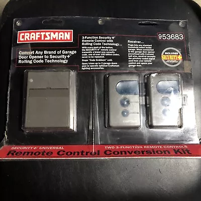 Craftsman Security + Universal Garage Door Remote Control Conversion Kit 9 53683 • £48.66