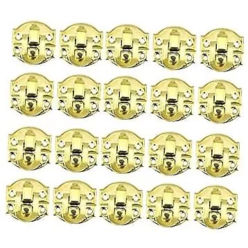  20 Sets Vintage Tiny Hasp Latch Antique Style Gold Toggle Latch Hasp Lock  • $15.17