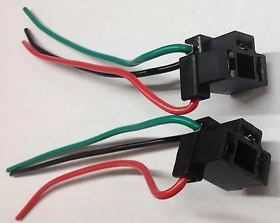 2 NEW H4 Female Headlight Wire Harness Connector Wiring Plug Socket 14G • $8.59
