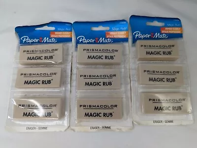 Paper Mate Prismacolor Magic Rub 9 Erasers 2011 • $12.95