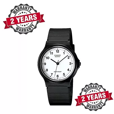 NEW Casio Classic Mens & Ladies Casual Black Wrist Watch MQ-24-7BLL- Warranty • £8.48