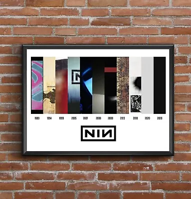 Nine Inch Nails - Discography- Multi Album Art Poster Print Great Christmas Gift • £150