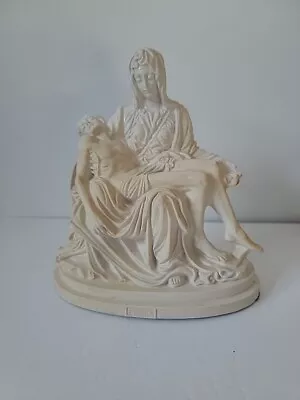 Pieta By Michelangelo Sculpture Figurine VINTAGE. 7  X 6  Plastic  • $5.99