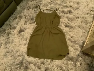 Womens Princess Vera Wang Dress Size M Green Sleeveless • $0.99