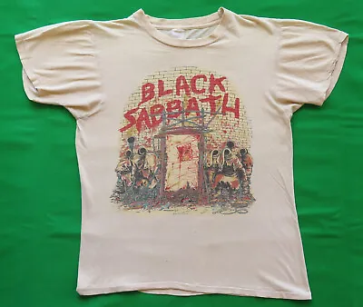 Black Sabbath Vintage T Shirt 1981 The Mob Rules LP Cover 80's Tour Concert Dio • $485