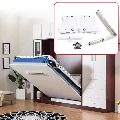 Vertical Diy Murphy Wall Bed Hardware Kit Spring Mechanism F/horizontal Wall Bed • $71.83