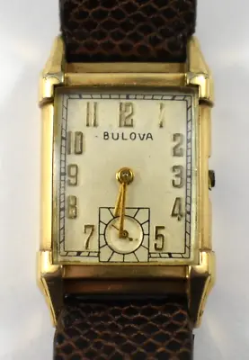 Vintage Bulova 10KGF Case Hand Wind Mechanic 21J 7AK Wrist Watch Lot.12 • $44.99