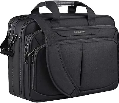 LARGE 18  Laptop Bag Briefcase 17.3 Inch Expandable Water-Repellent Messenger AU • $97.99