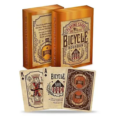£7.49 • Buy Bicycle Bourbon 808 Proof Poker Playing Cards Deck By USPCC