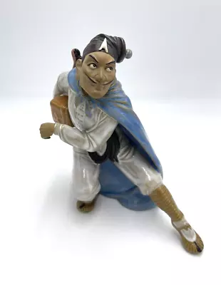 Vintage Chinese Mudman  Figurine Sculpture Crouching Approx 8  Tall Rare • $165