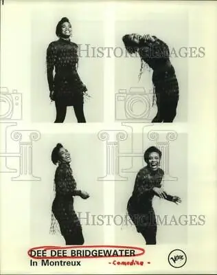 1992 Press Photo Comedian Dee Dee Bridgewater In Montreux. - Hcp16331 • $17.99